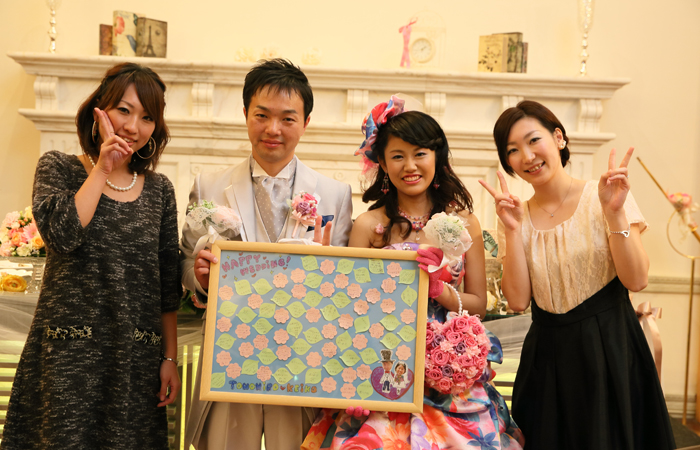 友人との記念写真