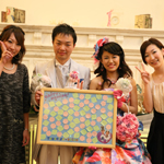 友人との記念写真