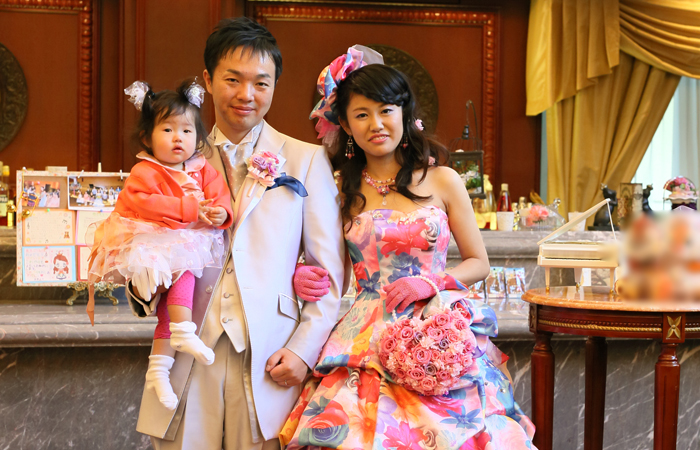 ３人の記念写真