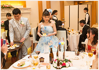 披露宴パーティの内容、感想は?