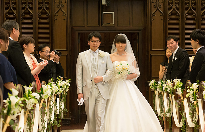 新郎新婦様モノクロ