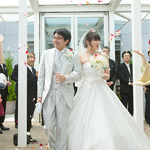 新婦様お父様挙式入場