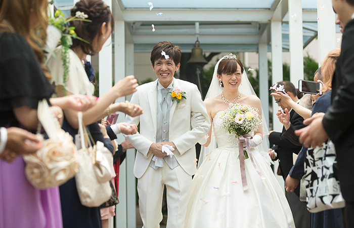 新婦様お父様挙式入場