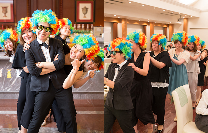 新郎新婦様パーティ入場