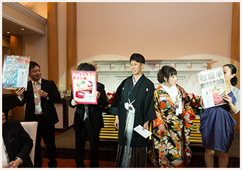 披露宴パーティの内容、感想は？