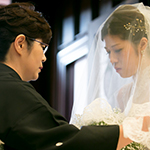 新郎新婦様モノクロ