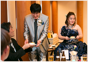 披露宴パーティの内容、感想は？