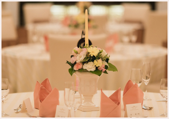 会場の飾りつけ、コーディネートはどのようにされましたか?何かテーマを決められましたか?